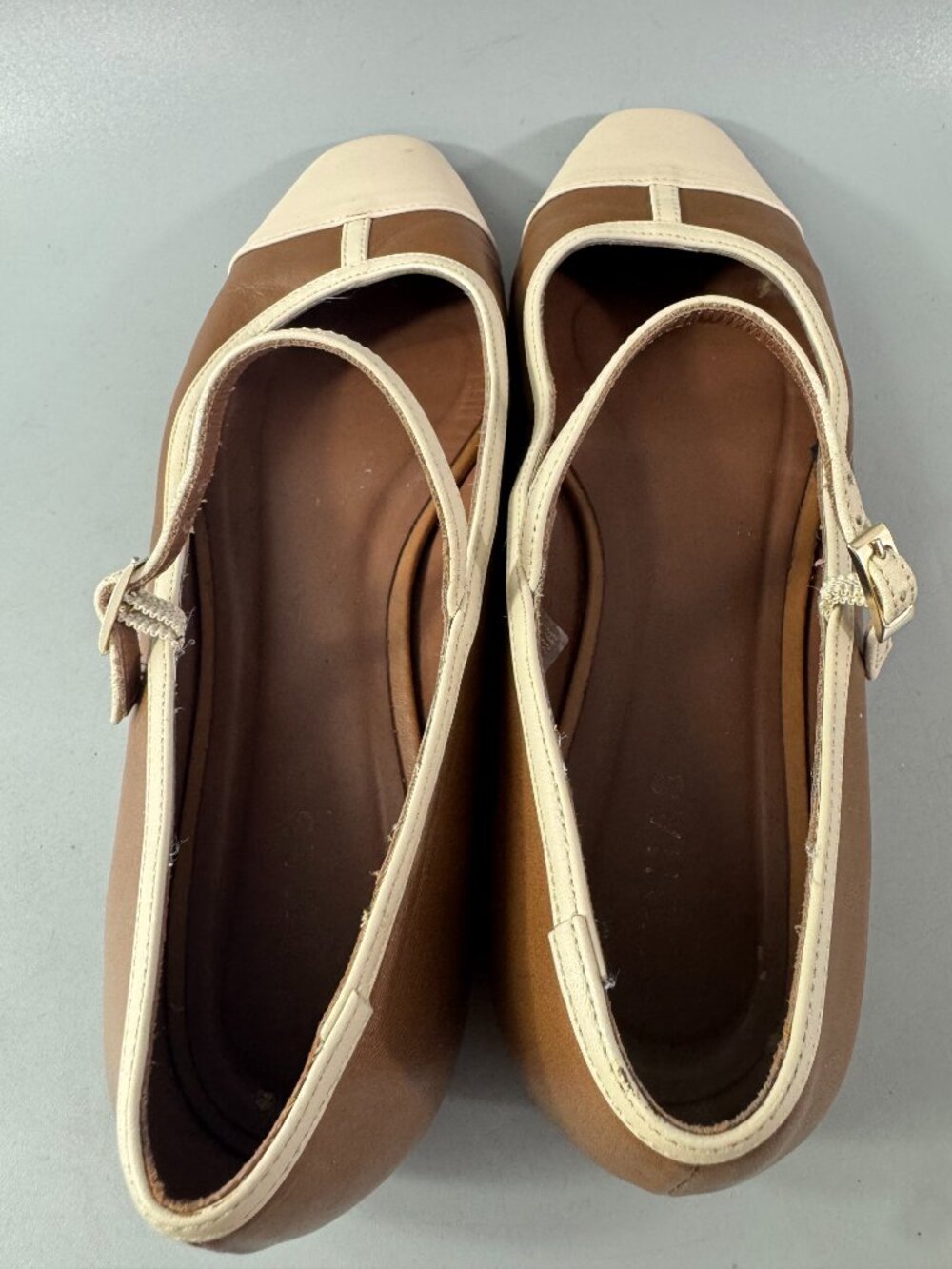alohas Agate Retro Tan Ballet Flats, Size 39, US 8 - Picture 7 of 16
